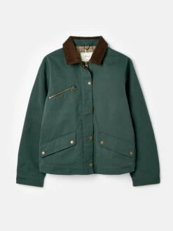 Teal Blue Shower Resistant Dry Wax Jacket -Clothing Store 199736s7