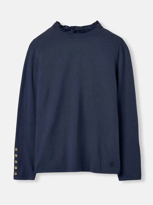 Navy Roll Neck Top 5 Navy Roll Neck Top - Image 5