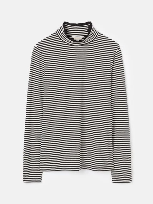 Black/Cream Roll Neck Top 6 Black/Cream Roll Neck Top - Image 6