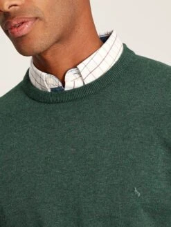 Green Crew Neck Knitted Jumper 10 Green Crew Neck Knitted Jumper -Clothing Store 308642s5
