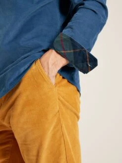 Miller Blue Classic Fit Cord Shirt -Clothing Store 317 303s7