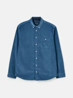 Miller Blue Classic Fit Cord Shirt -Clothing Store 317 303s8