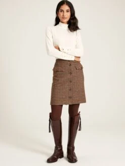 Cream Roll Neck Top 9 Cream Roll Neck Top -Clothing Store 317467s3