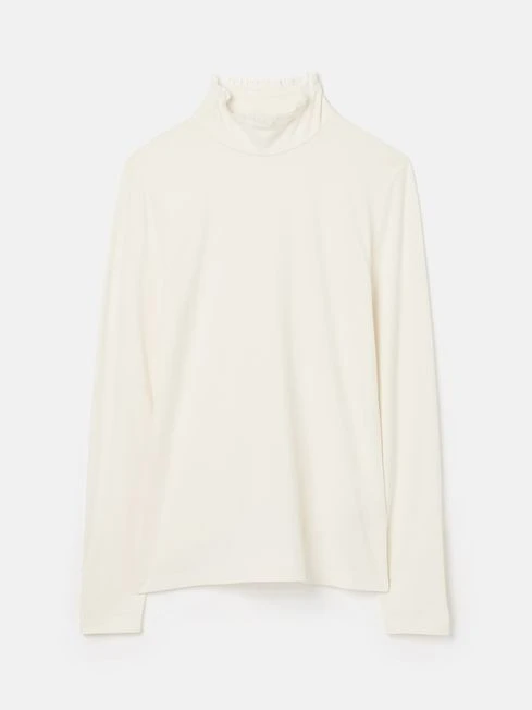 Cream Roll Neck Top 7 Cream Roll Neck Top - Image 7