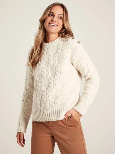 Cream Cable Knit Jumper 1 Cream Cable Knit Jumper