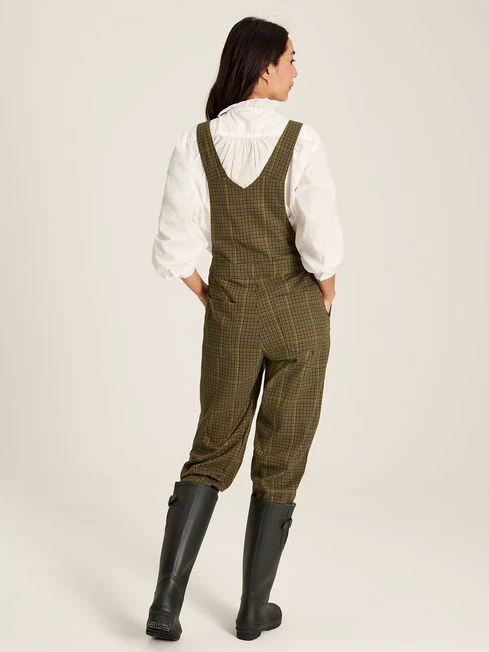 Green Check Dungarees 2 Green Check Dungarees - Image 2