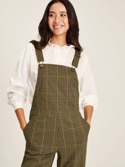 Green Check Dungarees 5 Green Check Dungarees - Image 5