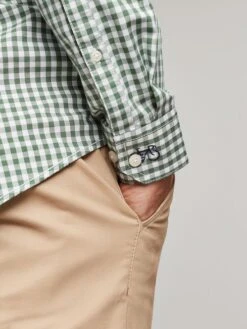 Joules Green Goodridge Long Sleeve Classic Fit Poplin Shirt -Clothing Store 378172s6