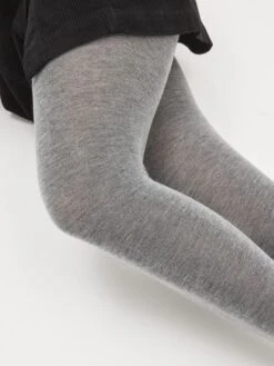 Next Grey Knitted Tights 2 Pack -Clothing Store 381 573s5