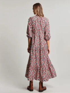 Joules White Melody Tiered Scallop Frill Neck Dress 9 Joules White Melody Tiered Scallop Frill Neck Dress -Clothing Store 385330s3