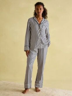 Navy Stripe Pyjama Set