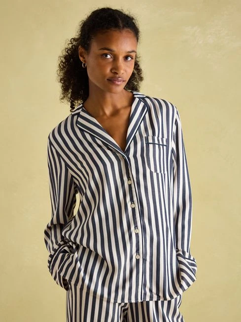 Navy Stripe Pyjama Set 8 Navy Stripe Pyjama Set - Image 8