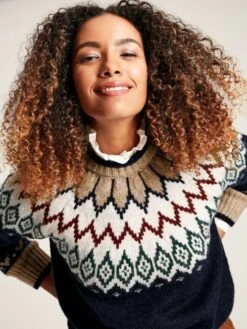 Navy Fair Isle Jumper -Clothing Store 429378s5