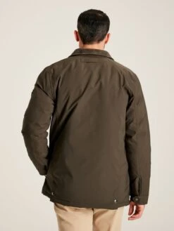 Brown Multi-pocket Waterproof With Padded Lining Coat -Clothing Store 435 305s4