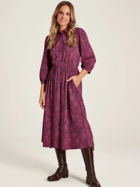 Purple Jersey Shirt Dress 1 Purple Jersey Shirt Dress