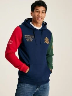 Navy Blue Hooded Sweatshirt -Clothing Store 500924s3