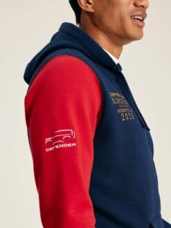 Navy Blue Hooded Sweatshirt -Clothing Store 500924s5