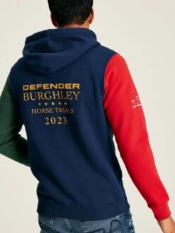 Navy Blue Hooded Sweatshirt -Clothing Store 500924s6