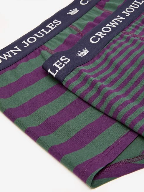 Green Purple Stripe Underwear 2 Pack 4 Green Purple Stripe Underwear 2 Pack - Image 4