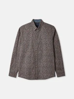 Navy Paisley Classic Fit Printed Shirt 14 Navy Paisley Classic Fit Printed Shirt -Clothing Store 530676s7