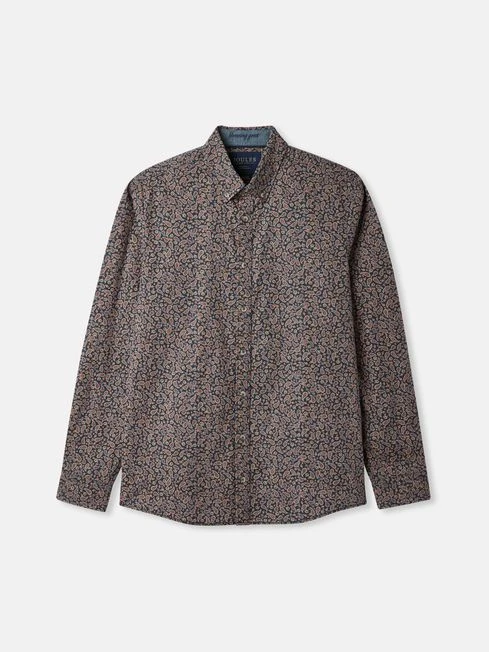 Navy Paisley Classic Fit Printed Shirt 7 Navy Paisley Classic Fit Printed Shirt - Image 7