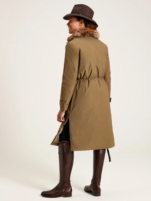 Tan Brown Waterproof Padded Jacket 2 Tan Brown Waterproof Padded Jacket - Image 2