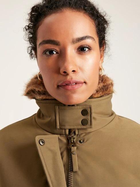 Tan Brown Waterproof Padded Jacket 6 Tan Brown Waterproof Padded Jacket - Image 6