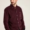 Miller Wine Classic Fit Cord Shirt