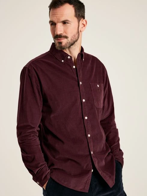 Miller Wine Classic Fit Cord Shirt 1 Miller Wine Classic Fit Cord Shirt