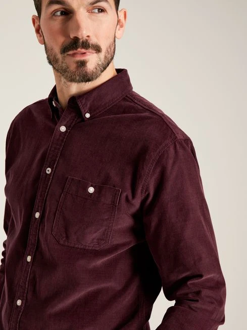 Miller Wine Classic Fit Cord Shirt 4 Miller Wine Classic Fit Cord Shirt - Image 4