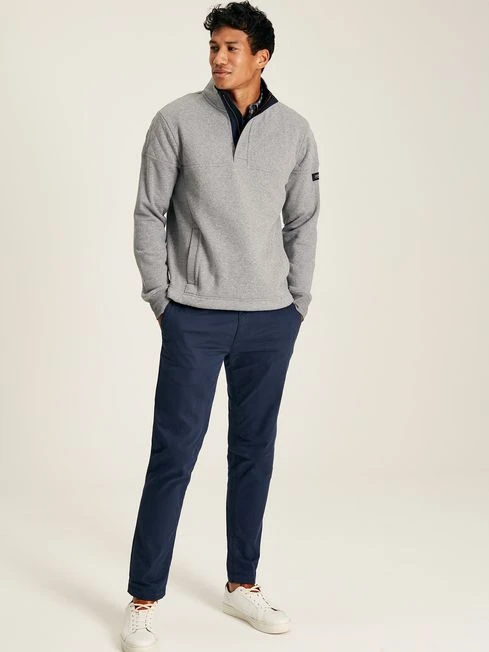 Grey Quarter Zip Sweater 1 Grey Quarter Zip Sweater