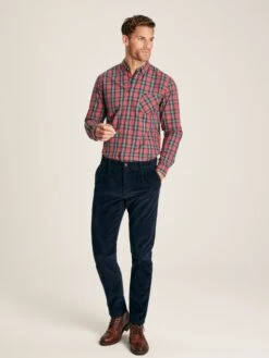 Red Long Sleeve Classic Fit Poplin Shirt 10 Red Long Sleeve Classic Fit Poplin Shirt -Clothing Store 584559s3