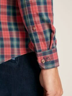 Red Long Sleeve Classic Fit Poplin Shirt 12 Red Long Sleeve Classic Fit Poplin Shirt -Clothing Store 584559s5