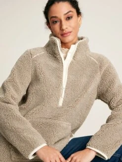 Grey Half Zip Fleece -Clothing Store 584846s3