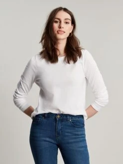 White Crew Long Sleeve T-shirt