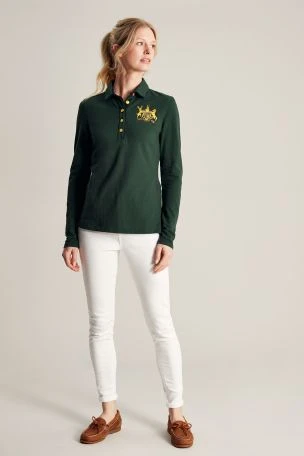 Ashley Green Long Sleeve Polo Shirt 1 Ashley Green Long Sleeve Polo Shirt