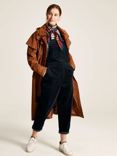 Navy Blue Cord Dungarees 3 Navy Blue Cord Dungarees - Image 3