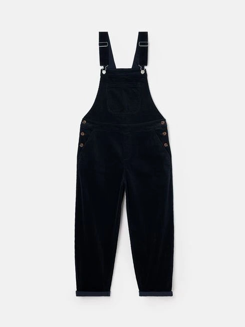 Navy Blue Cord Dungarees 6 Navy Blue Cord Dungarees - Image 6