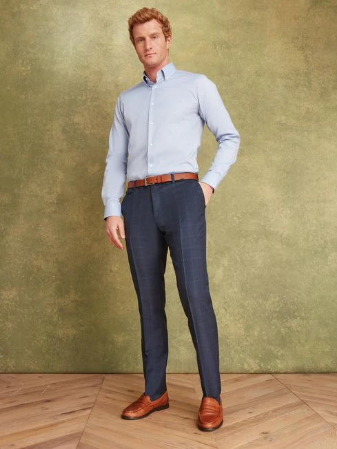 Sky Blue Oxford Shirt 2 Sky Blue Oxford Shirt - Image 2