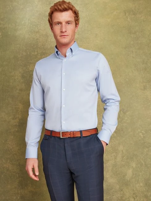 Sky Blue Oxford Shirt 4 Sky Blue Oxford Shirt - Image 4