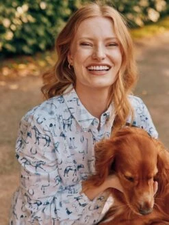 White Poplin Concealed Placket Shirt -Clothing Store 628925s3