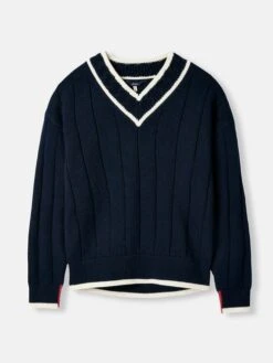 Navy Blue V-Neck Cricket Jumper 13 Navy Blue V-Neck Cricket Jumper -Clothing Store 642191s7