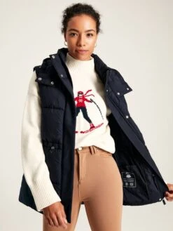 Navy Showerproof Padded Gilet -Clothing Store 677246s4