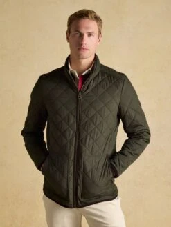 Green Maynard Quilted Coat