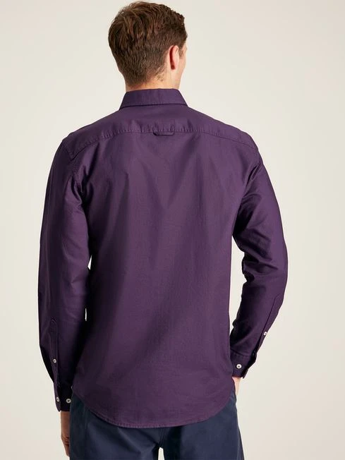 Oxford Purple Classic Fit Shirt 5 Oxford Purple Classic Fit Shirt - Image 5