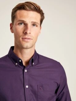 Oxford Purple Classic Fit Shirt 12 Oxford Purple Classic Fit Shirt -Clothing Store 719908s6