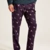 Purple Mallards Printed Pyjama Bottoms