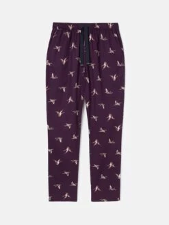 Purple Mallards Printed Pyjama Bottoms -Clothing Store 759807s5