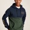 Navy Blue Unisex Hooded Sweatshirt
