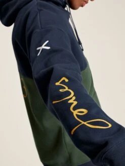 Navy Blue Unisex Hooded Sweatshirt -Clothing Store 811635s6